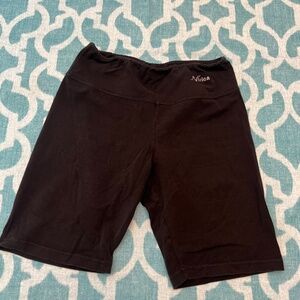 Nirlon Black Biker Shorts